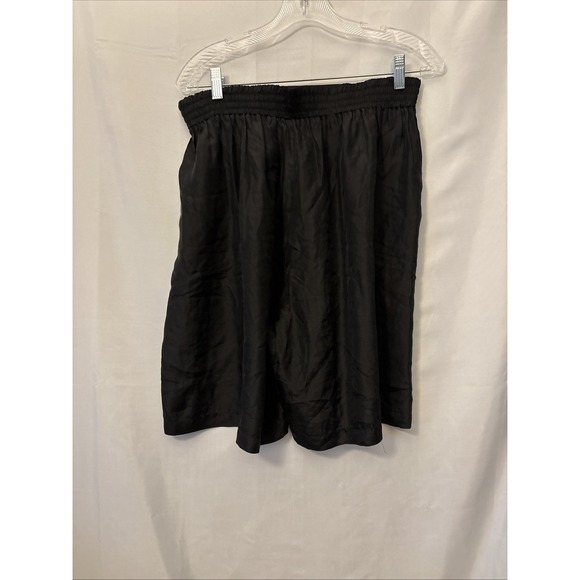 Women's 100%‎ Silk Shorts lot Of 3 J Jarold? Wide Leg Black, Pink, Teal,  M - Picture 8 of 12